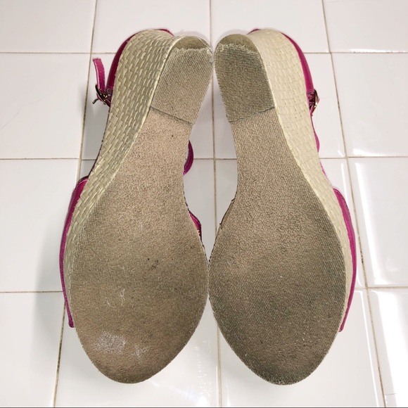 Steve Madden 8 medium pink wedge heels - Picture 4 of 8